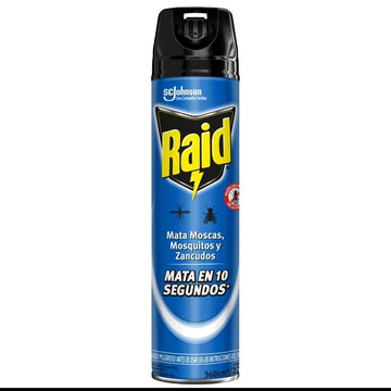 Insecticida RAID Aerosol Mata Moscas y Mosquitos 420
