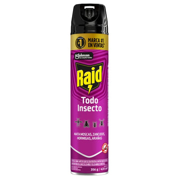 Raid Mata Todo Insecto Aerosol 360 cc