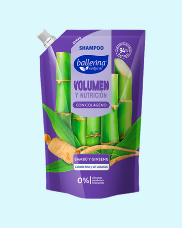 Shampoo Ballerina Maqui, Acai y Té Verde Doypack 750 Ml
