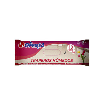 Traperos húmedos 10 unidades aroma floral