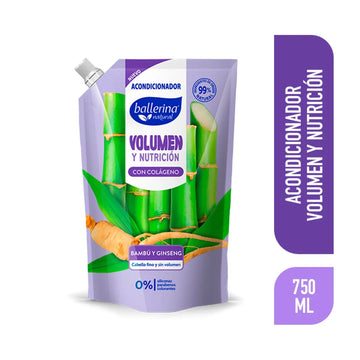 Acondicionador Ballerina Volumen y Nutrición